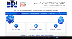 Desktop Screenshot of heatsaveheating.com